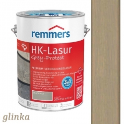 HK-Lasur GREY-PROTECT Lazura Marki PREMIUM REMMERS 2,5 l GLINKA*
